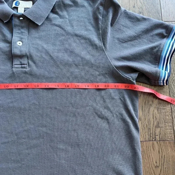 BODEN Men's Piqué Polo Shirt London Grey Size XL Golf Business Casual Workwear - Picture 7 of 8